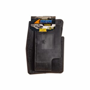 Juego De Alfombras Tipo MoquetasClasica Color Negro DAKKAR Unidad