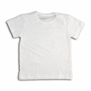 Camiseta Manga Corta Cuello Redondo Blanco MGX KIDS Talla 6