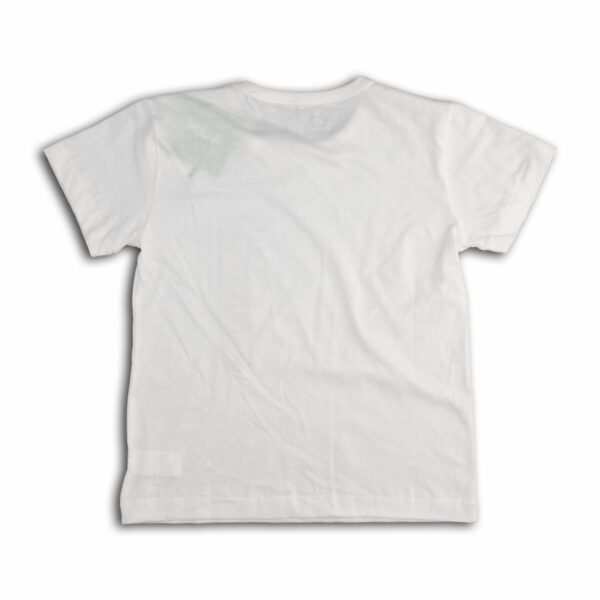 Camiseta Manga Corta Cuello Redondo Blanco MGX KIDS Talla 6 - Imagen 2