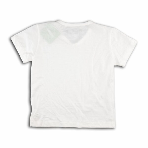 Camiseta Manga Corta Cuello En V Blanco MGX KIDS Talla 6 - Imagen 2