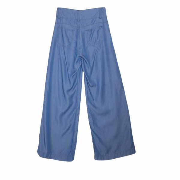 Jean Liviano Basta Ancha Azul TREND & STYLE Talla 4 - Imagen 2