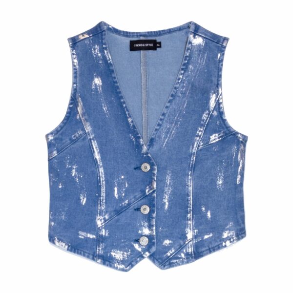 Chaleco Azul Claro TREND & STYLE - Imagen 3
