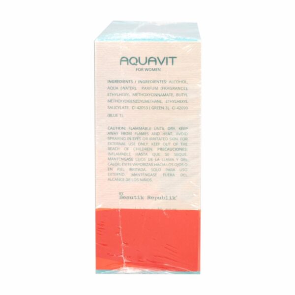 Fragancia Para Dama Aquavit BEAUTIK REPUBLIK EDT 100 Ml - Imagen 2