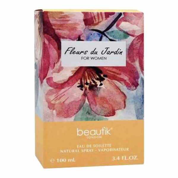 Fragancia Para Dama Fleurs De Jardín BEAUTIK REPUBLIK EDT 100 Ml - Imagen 3