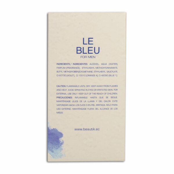 Fragancia Para Caballero Le Bleu BEAUTÌK LONDON EDT 100 Ml - Imagen 2