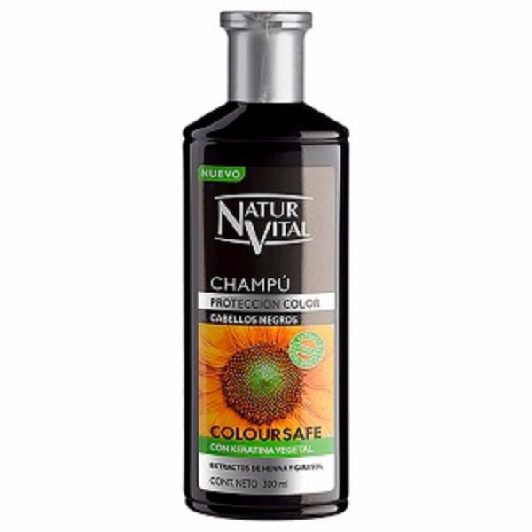 Shampoo Negro Protección Color NATUR VITAL 300 Ml