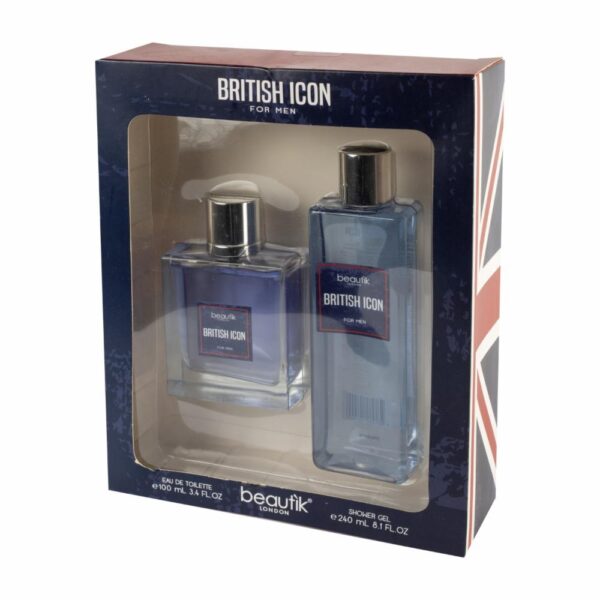 Fragancia Para Caballero British Icon Perfume Y Body Lotion BEAUTIK REPUBLIK Set - Imagen 4