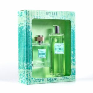 Fragancia Para Caballero Oceana Perfume Y Body Lotion. BEAUTIK REPUBLIK Set