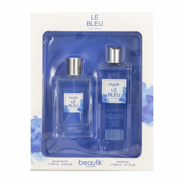 Fragancia Para Caballero Le Bleu Perfume Y Body Lotion BEAUTIK REPUBLIK Set