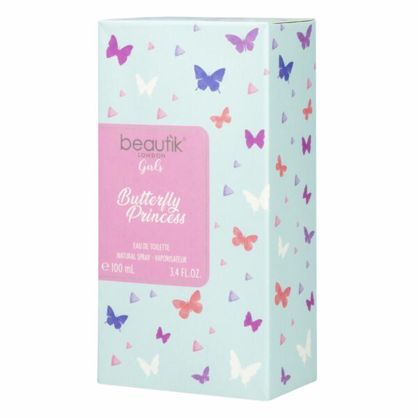 Eau De Toilette Infantil Girls Butterfly Princess BEAUTÌK LONDON 100 Ml - Imagen 3