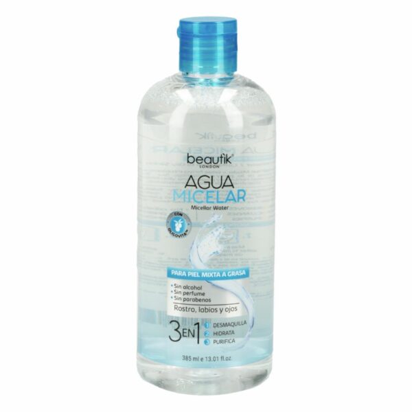 Agua Micelar Piel Mixta O Grasa BEAUTÌK LONDON 385 Ml - Imagen 2