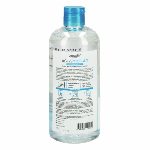 Agua Micelar Piel Mixta O Grasa BEAUTÌK LONDON 385 Ml
