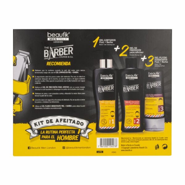 Set De Cuidado Personal Only Barber 3Pcs BEAUTIK MEN ONLY Unidad - Imagen 2