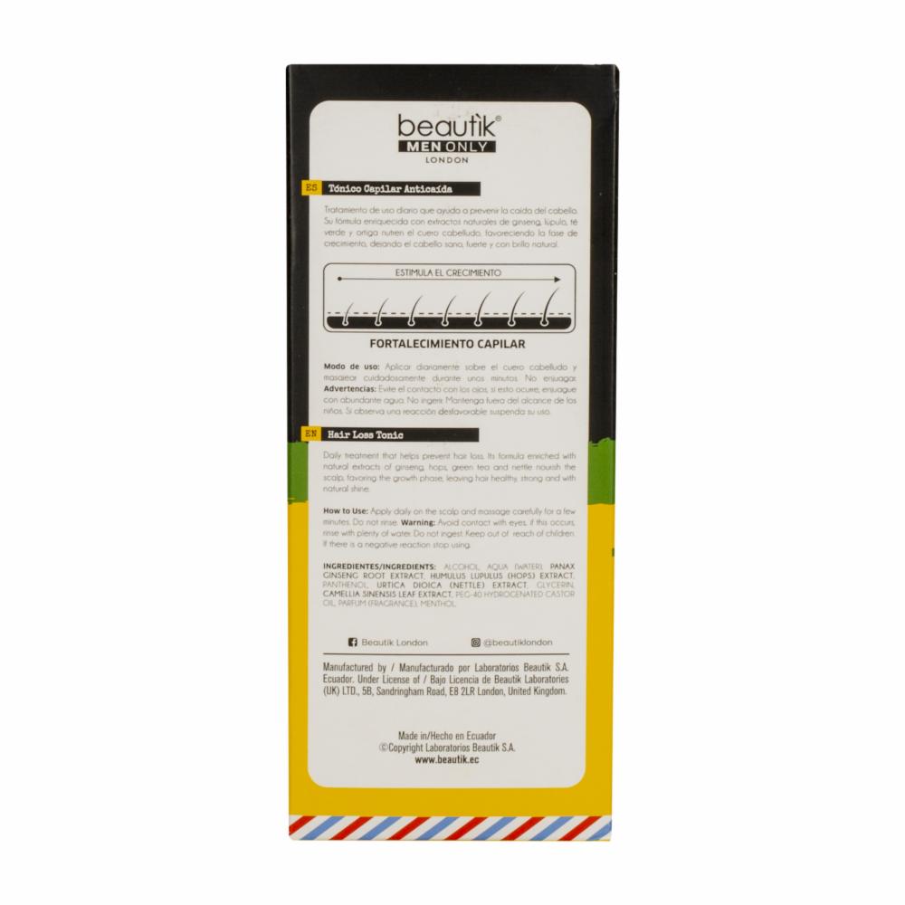 Tratamiento Capilar Anticaída THE BARBER 100 Ml - Imagen 3