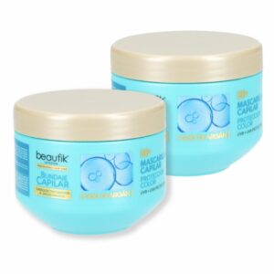 Mascarilla Capilar Con Olio Di Argán BEAUTIK 2 X 300 Ml