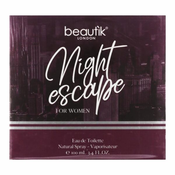 Fragancia Para Dama Night Scape BEAUTIK LONDON EDT 100 Ml - Imagen 3