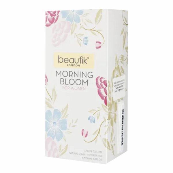Fragancia Para Dama Morning Bloom BEAUTIK LONDON EDT 100 Ml - Imagen 3