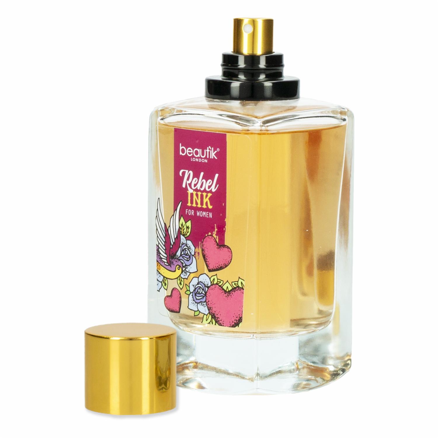 Fragancia Para Dama Rebel Ink BEAUTÌK LONDON EDT 100 Ml - Imagen 2