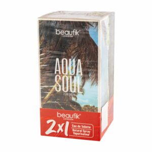 Fragancia Para Caballero Aqua Soul+ Enigmatik BEAUTIK 2 X 100 Ml