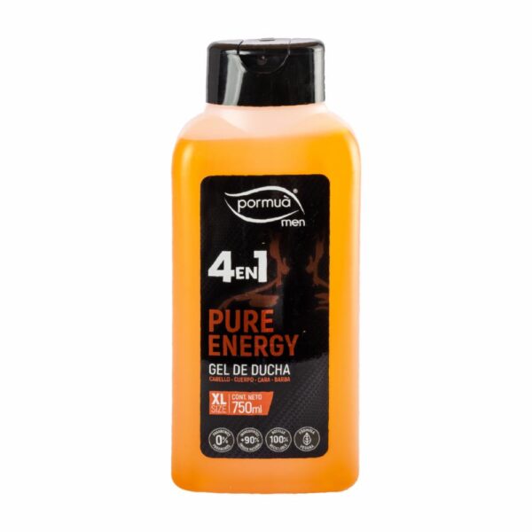 Gel De Ducha Pure Energy 4En1 PORMUA 750 Ml