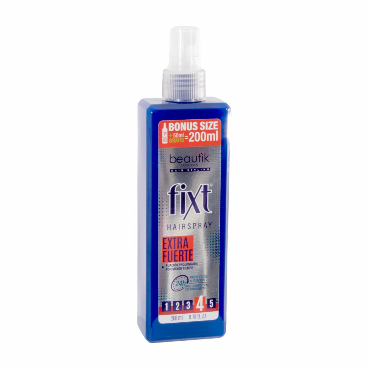 Fijador De Cabello Extra Fuerte FIXT 200 Ml