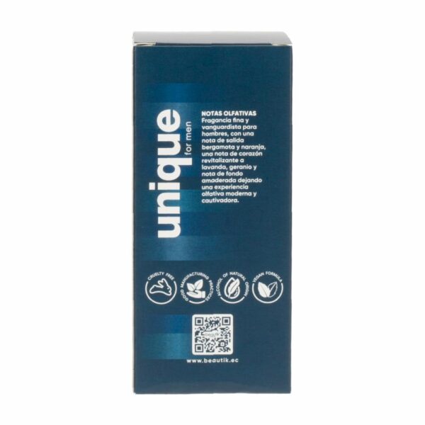 Fragancia Para Caballero Unique For Men BEAUTÌK LONDON Edt 100 Ml - Imagen 4