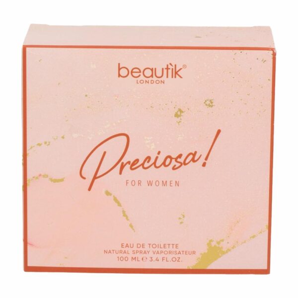 Fragancia Para Dama Preciosa  Women BEAUTIK Edt 100 Ml