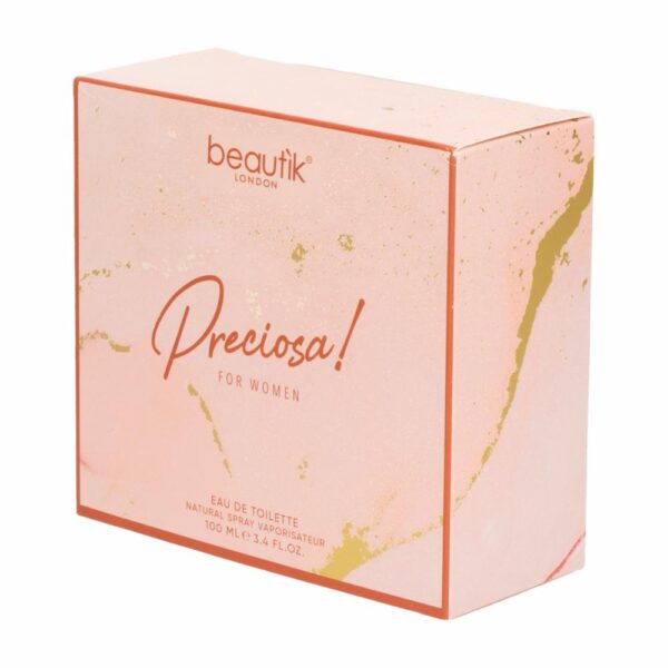 Fragancia Para Dama Preciosa  Women BEAUTIK Edt 100 Ml - Imagen 3