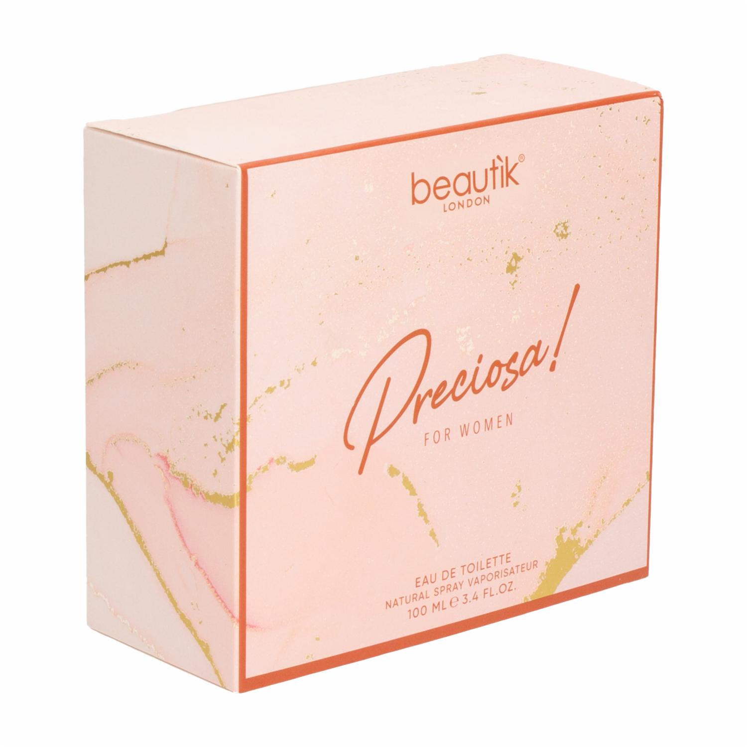 Fragancia Para Dama Preciosa Women BEAUTÌK LONDON Edt 100 Ml - Imagen 4