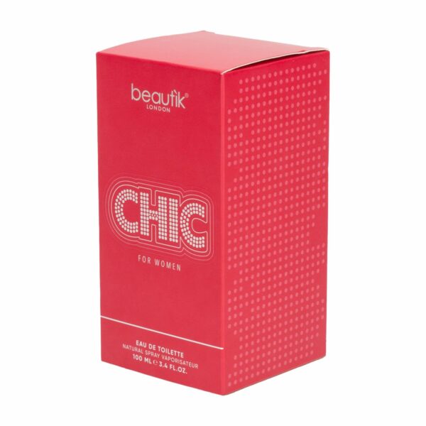 Fragancia Para Dama Chic Women BEAUTÌK LONDON Edt 100 Ml - Imagen 3