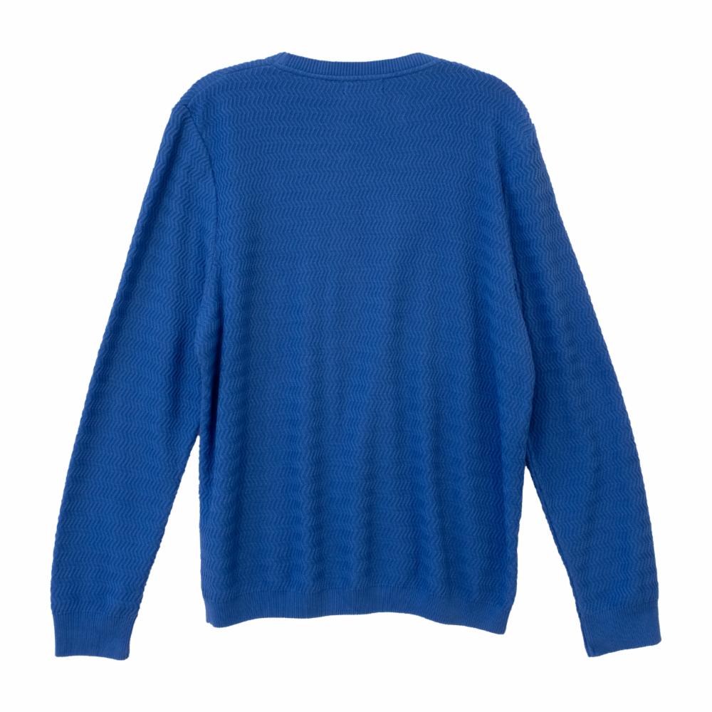 Sweater Tejido Cuello Redondo Azul BLUE - Imagen 2