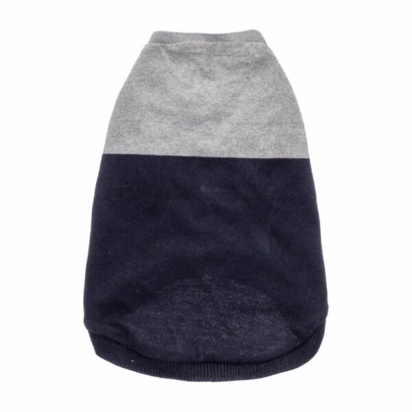 Sueter Para Mascota Diseño Combinado Color Gris MY STYLE Talla Extra Pequeña - Imagen 2