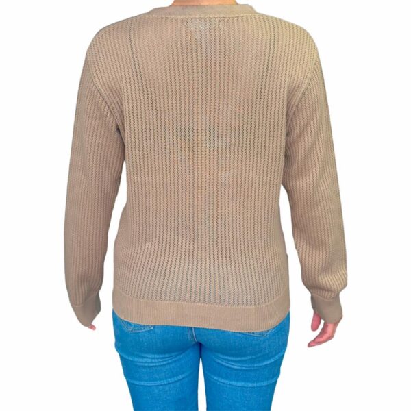 Cuello V Tejido Calado MGX BASIC - Imagen 2