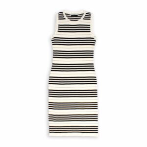 Vestido Largo Sin Mangas Cuello Redondo TREND & STYLE