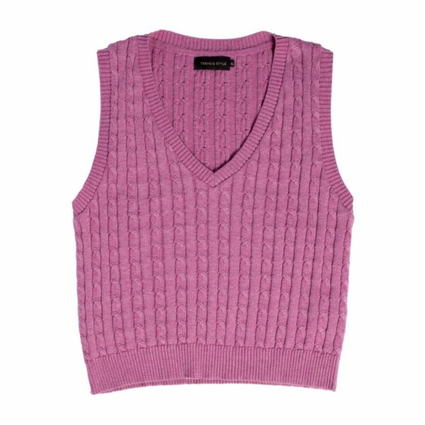 Chaleco Cuello En V TREND & STYLE