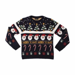Suéter Navideño Cuello Redondo BLUE