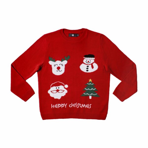 Suéter Navideño Cuello Redondo BLUE - Imagen 4