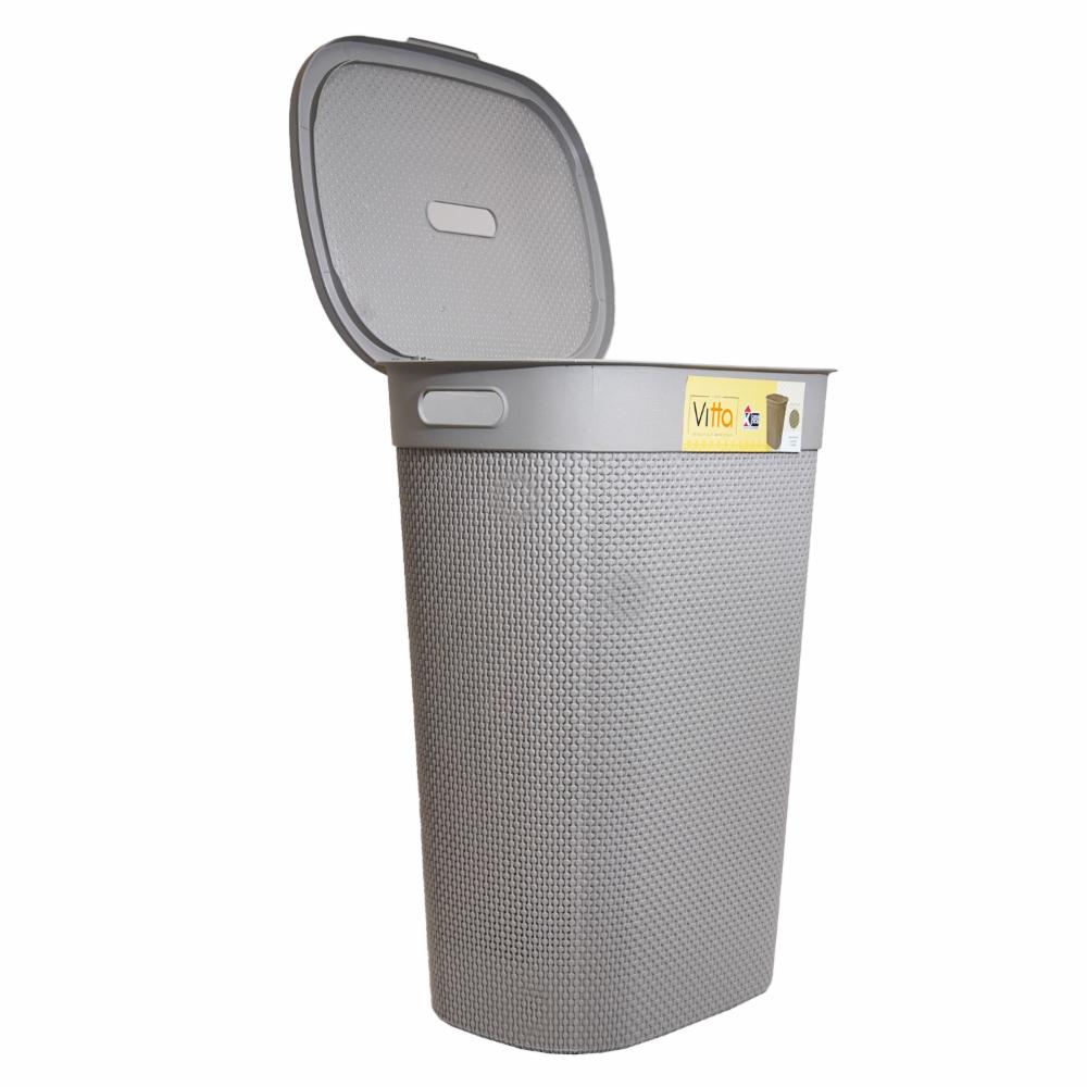 Cesto De Ropa Vitta Beige CASA PICA Unidad - Imagen 2