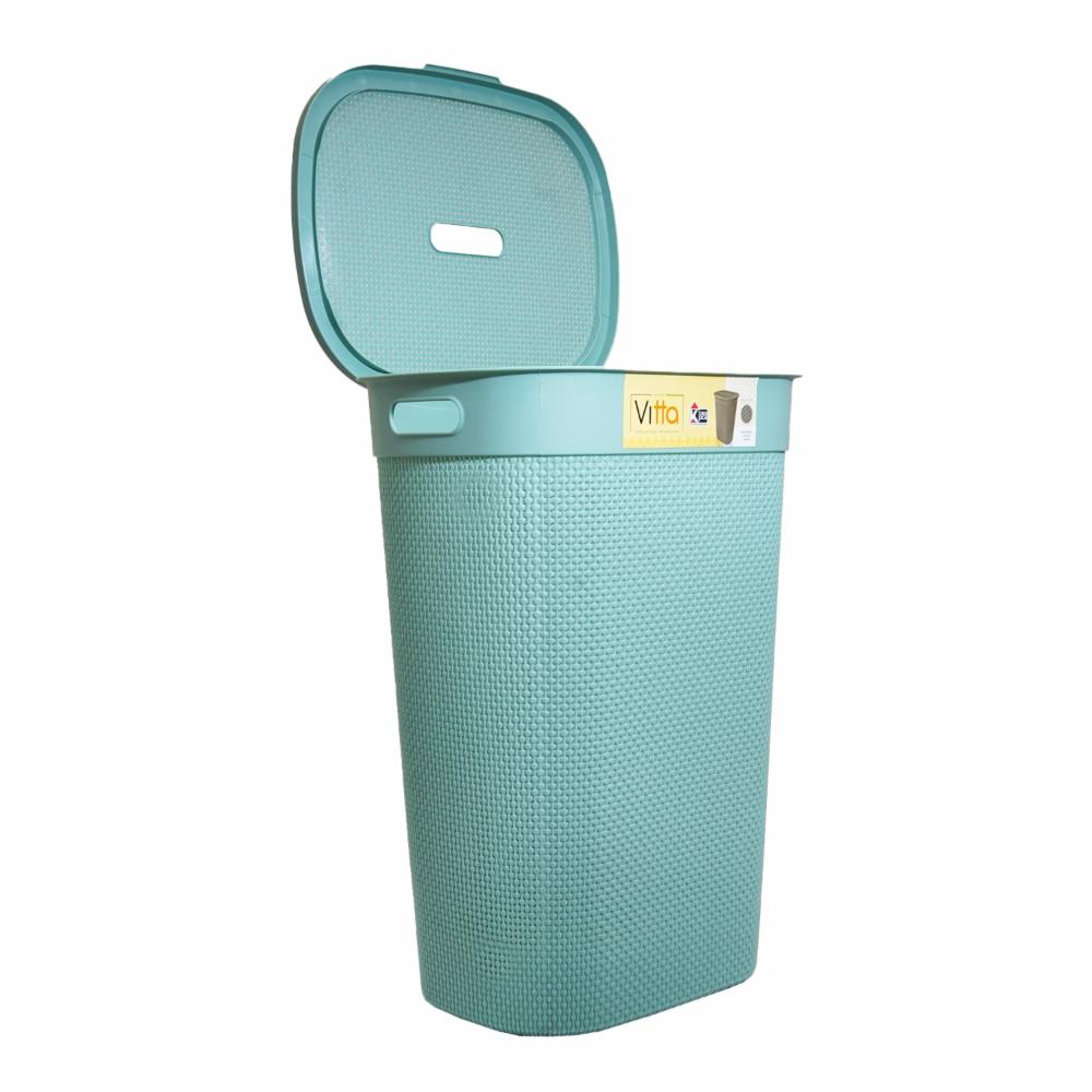 Cesto De Ropa Vitta Turquesa CASA PICA Unidad - Imagen 2