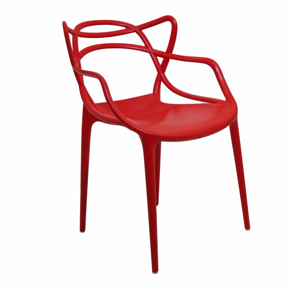 Silla Con Brazos Rojo CASA PICA - Imagen 2