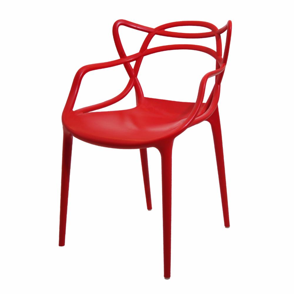 Silla Con Brazos Rojo CASA PICA - Imagen 3