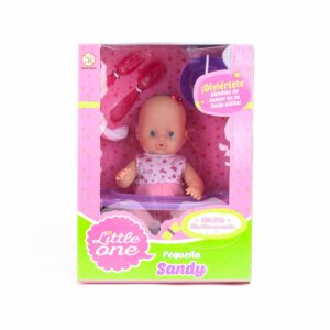 Muñeca Bebé Sandy LITTLE ONE Incluye Accesorios