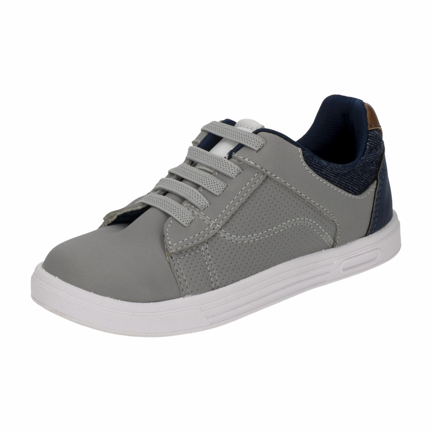 Zapato Urbano Gris Con Cordón Elástico GOB SHOES - Imagen 5