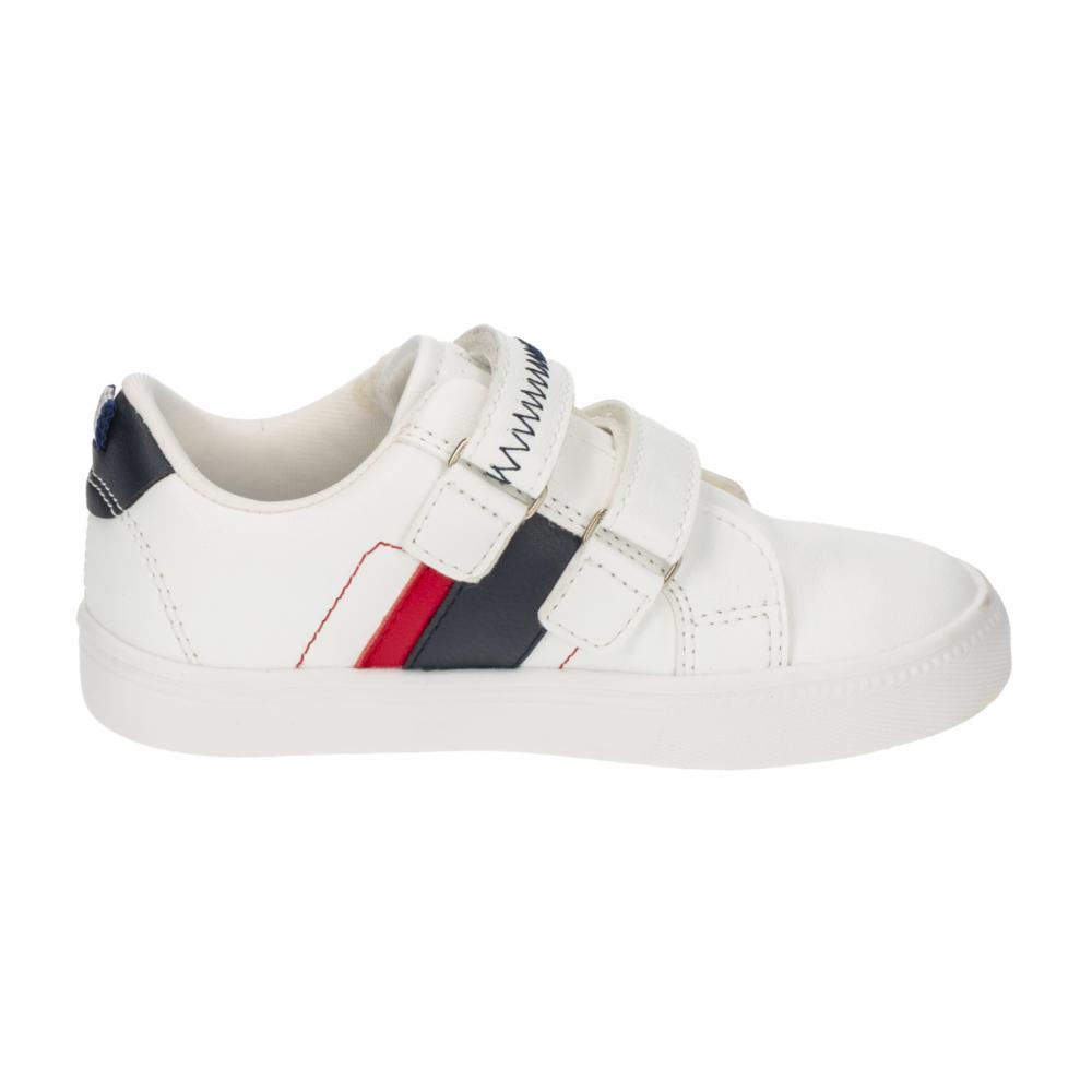Zapato Casual Deportivo Blanco Con Azul Con Velcro GOB SHOES - Imagen 4
