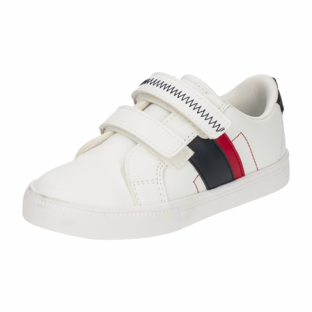 Zapato Casual Deportivo Blanco Con Azul Con Velcro GOB SHOES - Imagen 5