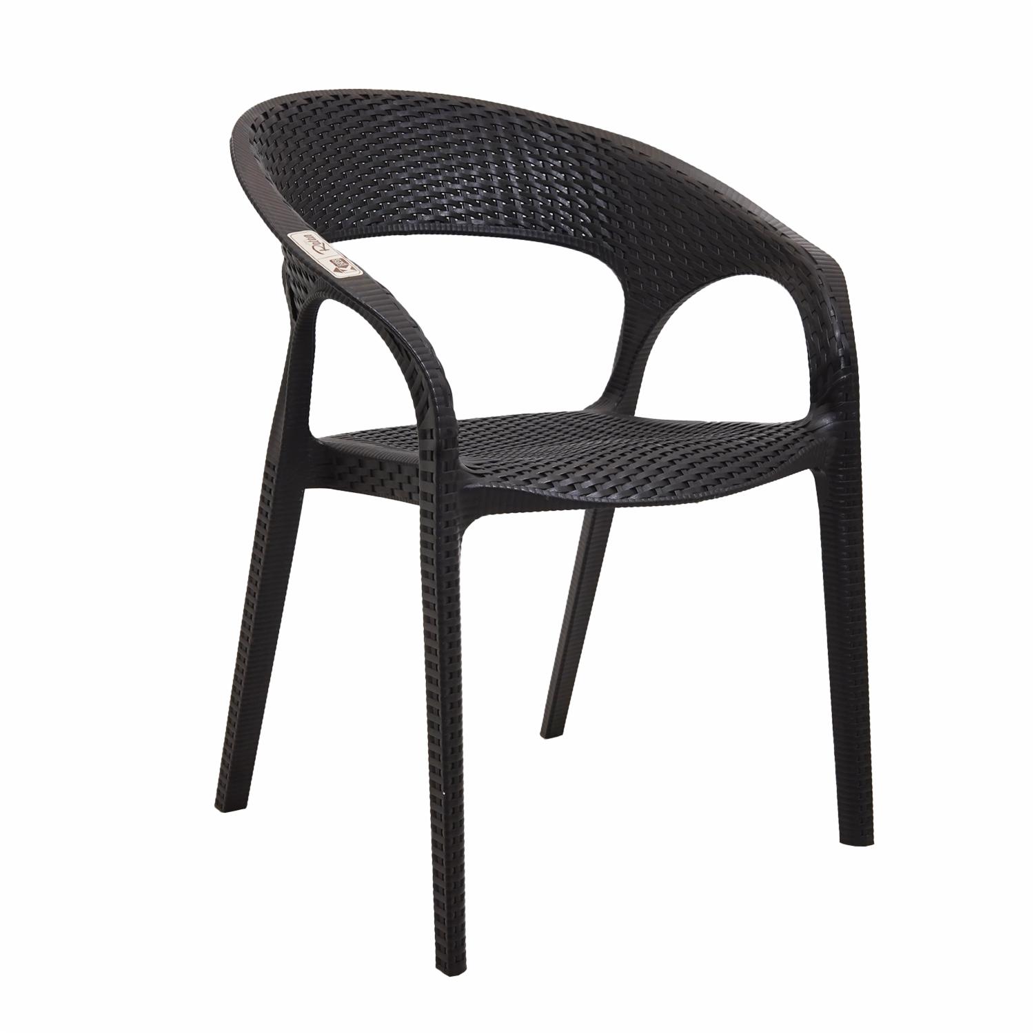 Silla Ratan Curve Café CASA PICA Plástica