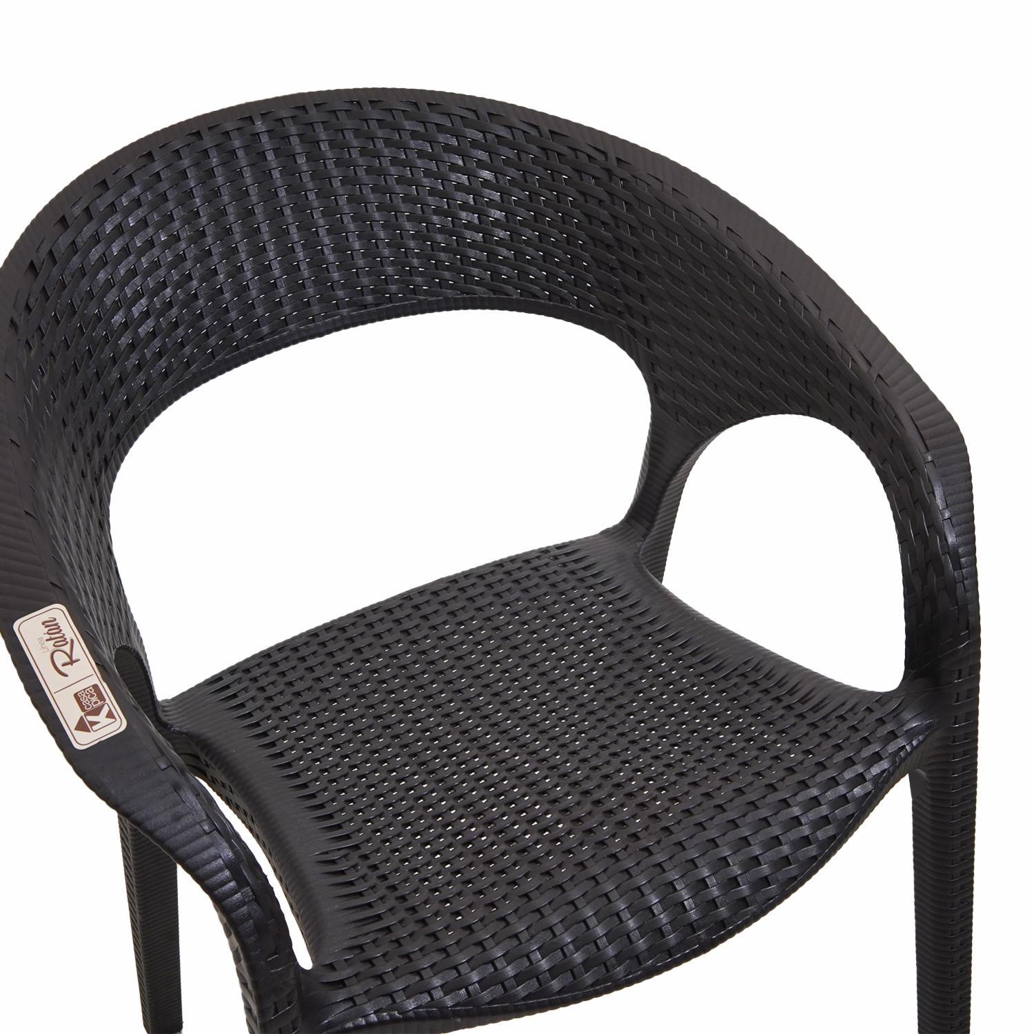Silla Ratan Curve Café CASA PICA Plástica - Imagen 5