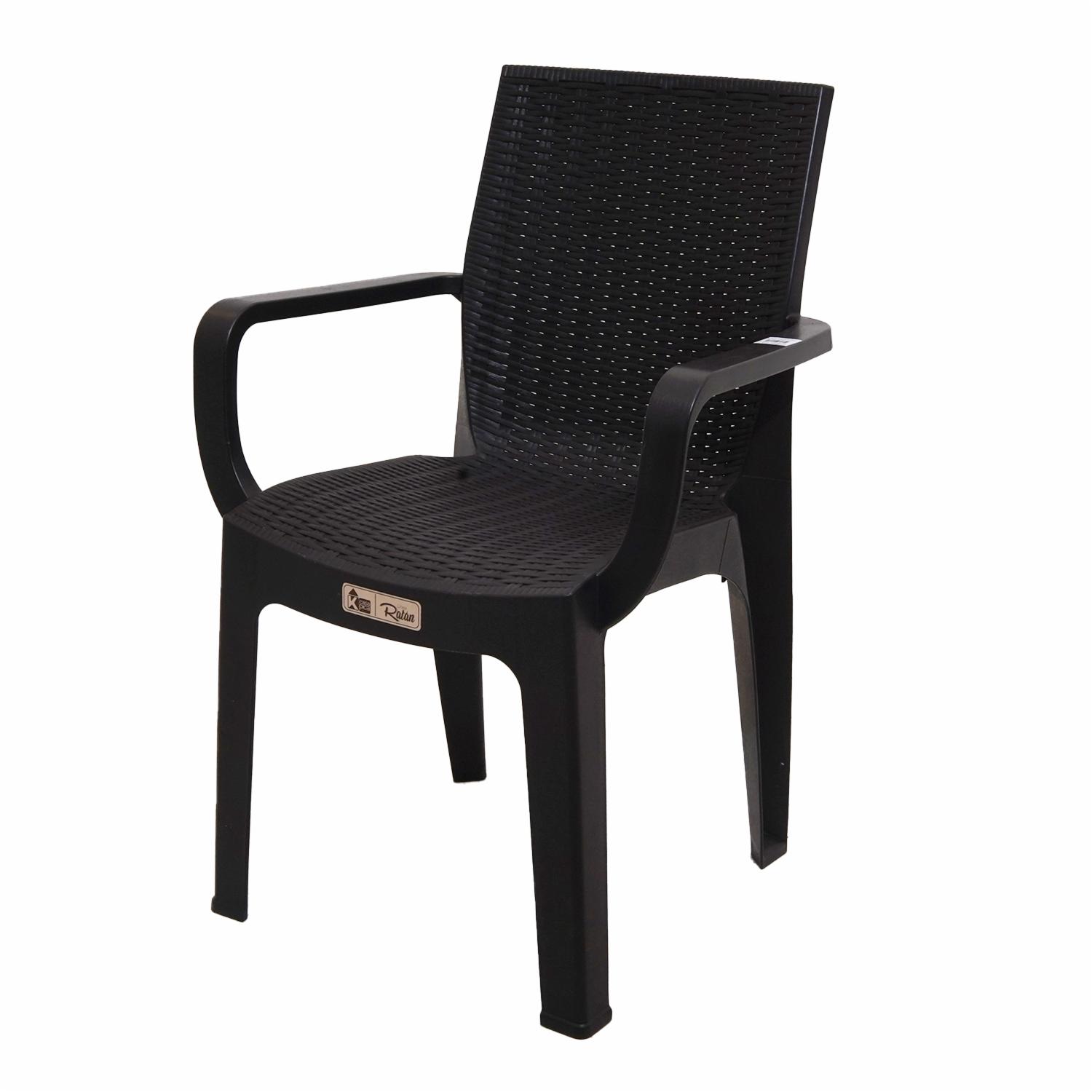 Silla Corsa Ratán Con Brazos CASA PICA Plástica - Imagen 3