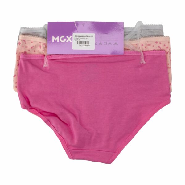 Panty Ancho Hip Pack X 3 Uds Varios Colores MGX KIDS Talla 10 - Imagen 2
