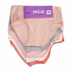 Panty Ancho Hip Pack X 5 Uds Varios Colores MGX KIDS Talla 8
